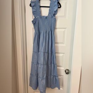 EUC Blue Metallic Hill House Nap Dress
